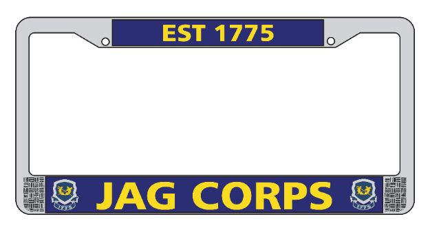 Picture of License Plate Frame - Jag Corps