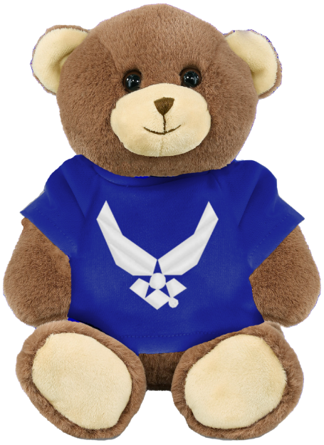 Picture of U.S. Air Force Symbol Super Soft Brown Bear