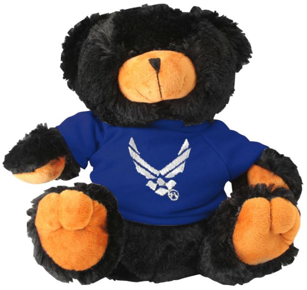 Picture of U.S. Air Force Symbol Plush Black Bear