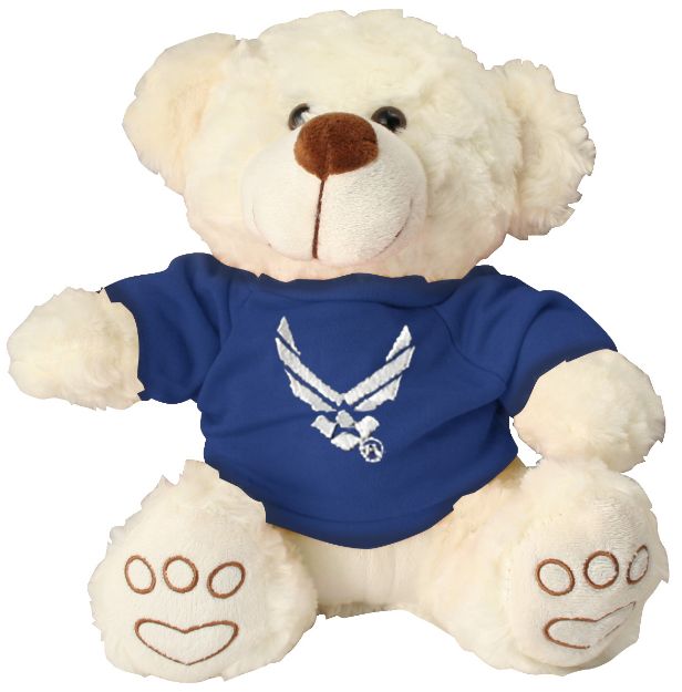 Picture of U.S. Air Force Symbol Plush Cream Bear