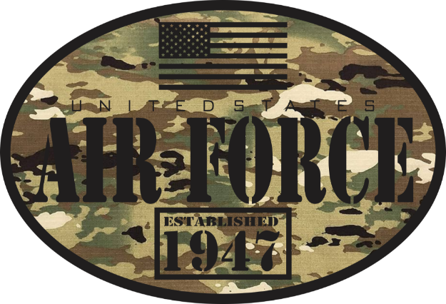 Picture of Oval Magnet - Air Force