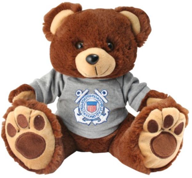 Picture of Coast Guard Plush Big Paw Brown Bear