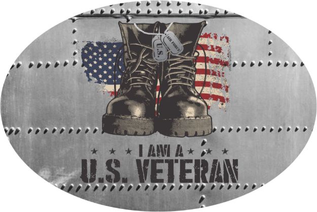Picture of Oval Magnet - Air Force Veteran