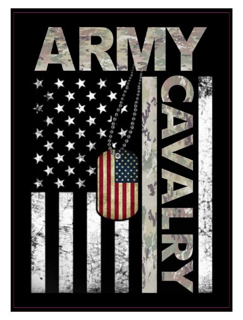 Picture of Sticker - Army Cavalry