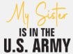 Picture of Mylar Decal - Sister in the Army