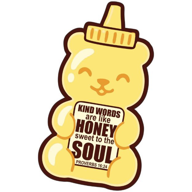 Picture of Sticker - Kind Words Are Like Honey