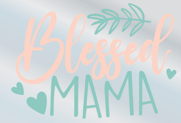 Picture of Mylar Decal - Blessed Mama