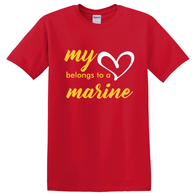 Picture of My Heart Belongs to a Marine