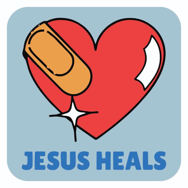 Picture of Sticker - Jesus Heals