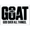 Picture of Sticker - GOAT God Over All Things