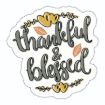 Picture of Sticker - Thankful and Blessed