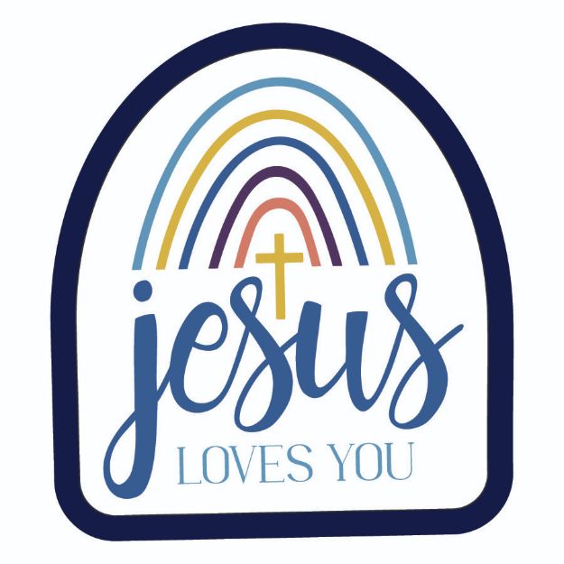 Picture of Sticker - Jesus Loves You