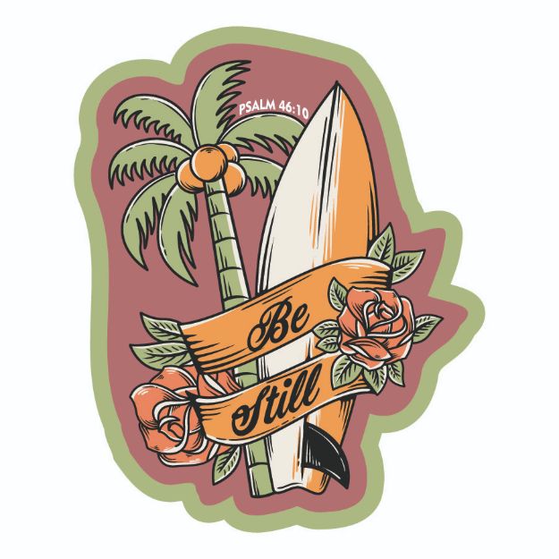 Picture of Sticker - Be Still Surfer