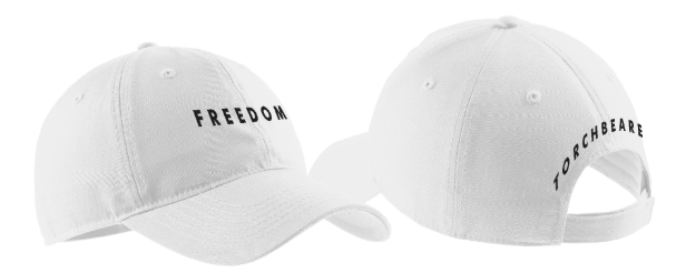 Picture of Freedom Torchbearer on White Ball Cap