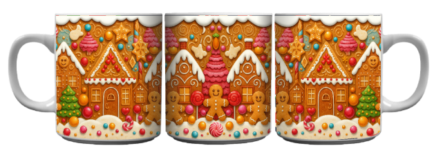 Picture of Holiday Gingerbread House Coffee Mug
