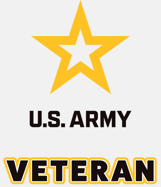 Picture of Mylar Decal - Veteran with Army Star
