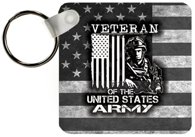 Picture of Key Chain - Army Veteran