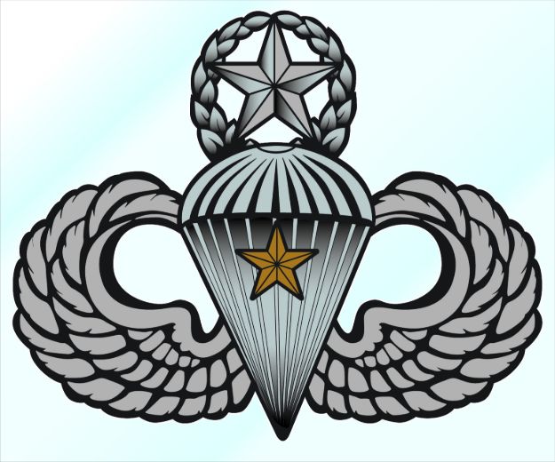 Picture of Mylar Decal - Combat Jump Wings (One Jump)