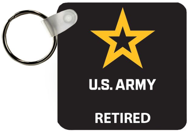 Picture of Key Chain - Army Retired