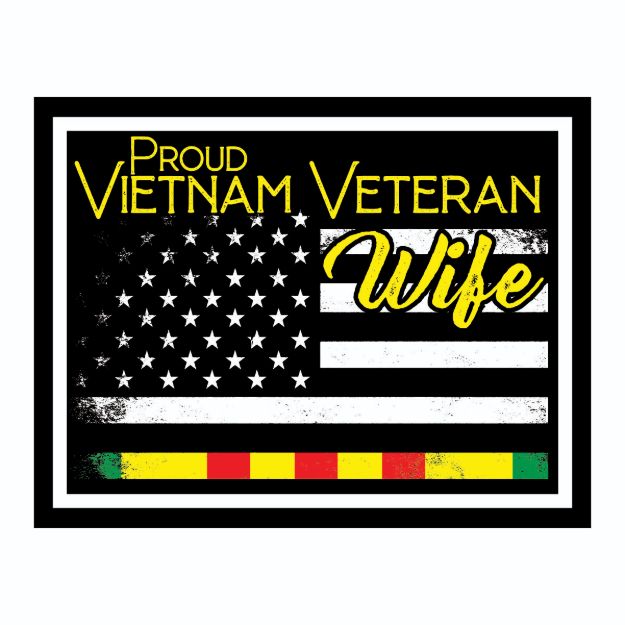 Picture of Sticker - Vietnam Veteran Wife
