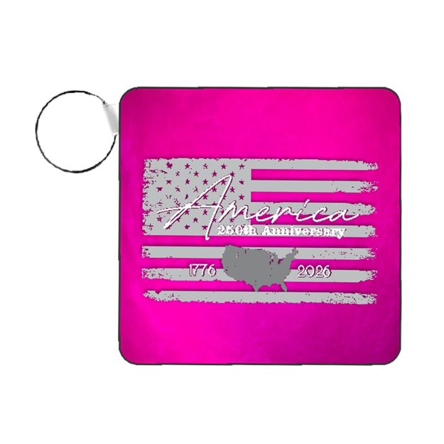 Picture of America 250th Anniversary Pink  Key Chain