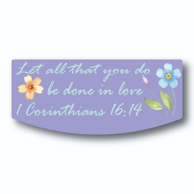 Picture of Die Cut Magnet - Corinthians 16:14