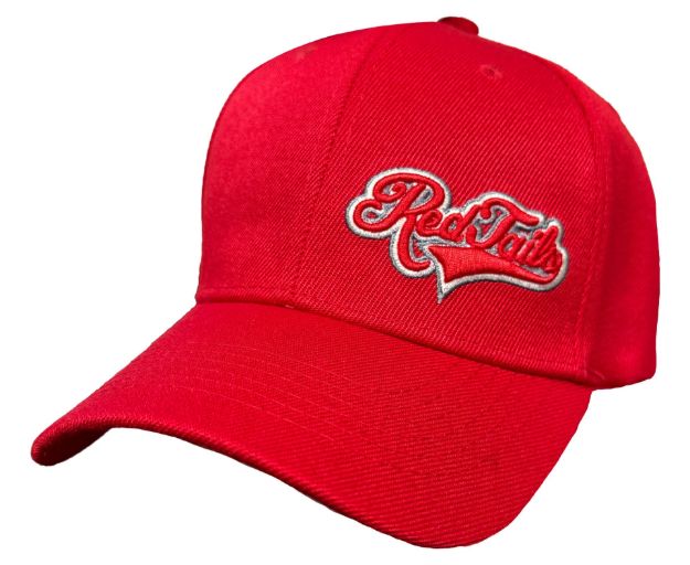 Picture of Red Tails Red Ball Cap