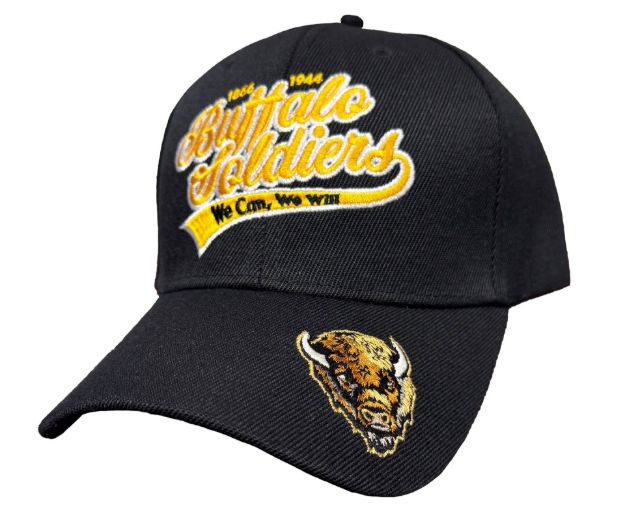 Picture of Buffalo Soldiers Black Ball Cap