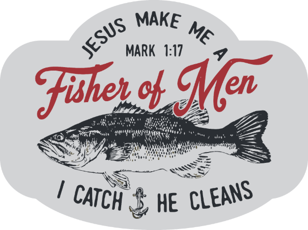Picture of Vinyl Sticker - Fisher of Men