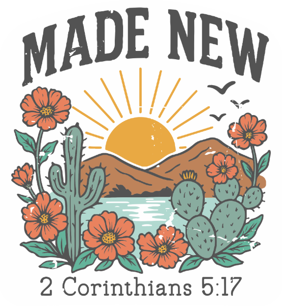 Picture of Vinyl Sticker - Made New 2 Corinthians 5:17