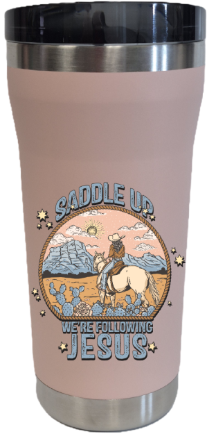 Picture of Saddle Up on 20oz Stainless Tumbler