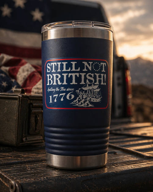 Picture of Sticker - Still Not British, Spilling the Tea Since 1776