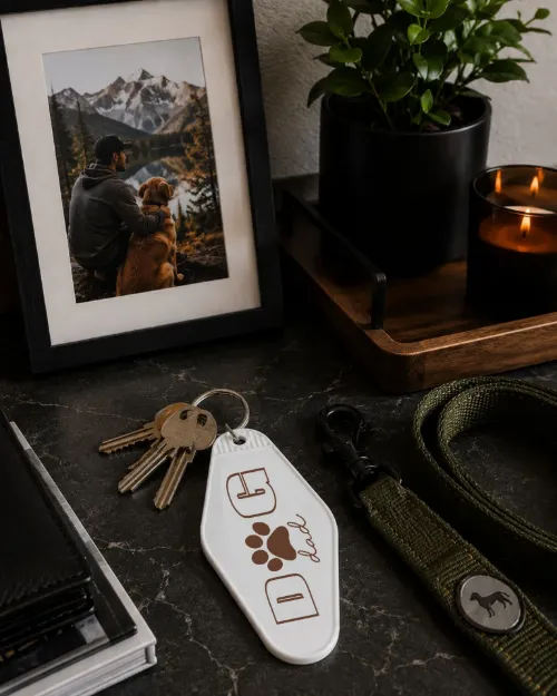 Dog Dad Hotel Keytag