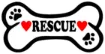 Sticker - Rescue Dog Bone