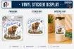 Sticker - Oklahoma Animal and Butterfly