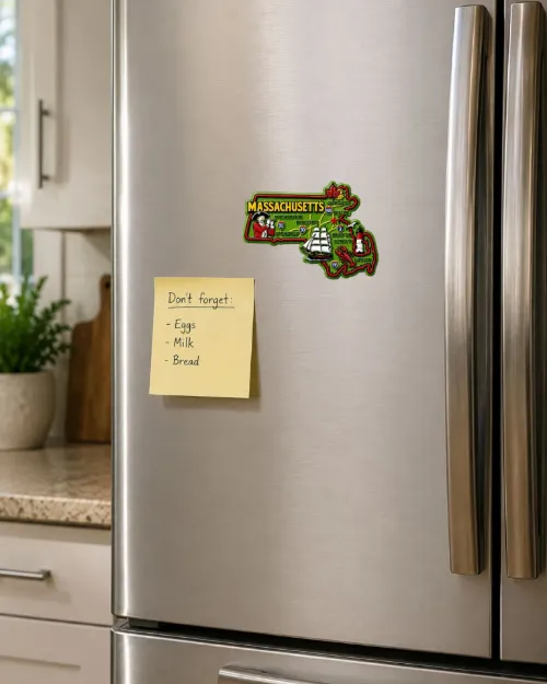 Die Cut Magnet - State of South Carolina with Elements